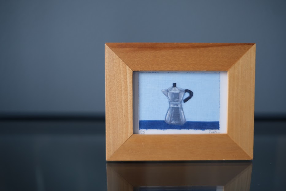 Coffee teeny-tiny painting (2x3)
