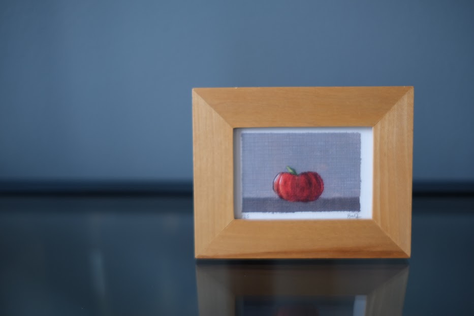 Tomato teeny-tiny painting (2x3)