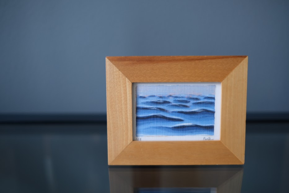 Water teeny-tiny painting (2x3)